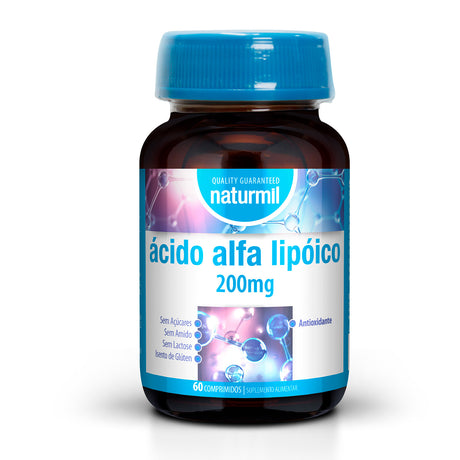 Ácido Alfa Lipóico 200mg 60 Comprimidos