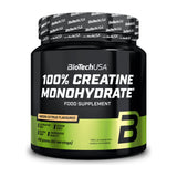 Biotech USA 100% Creatine Monohydrate 300g con Sabor Cítrico Neón frontal