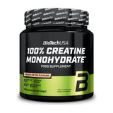 Biotech USA 100% Creatine Monohydrate 300g con Sabor Té Helado de Melocotón frontal