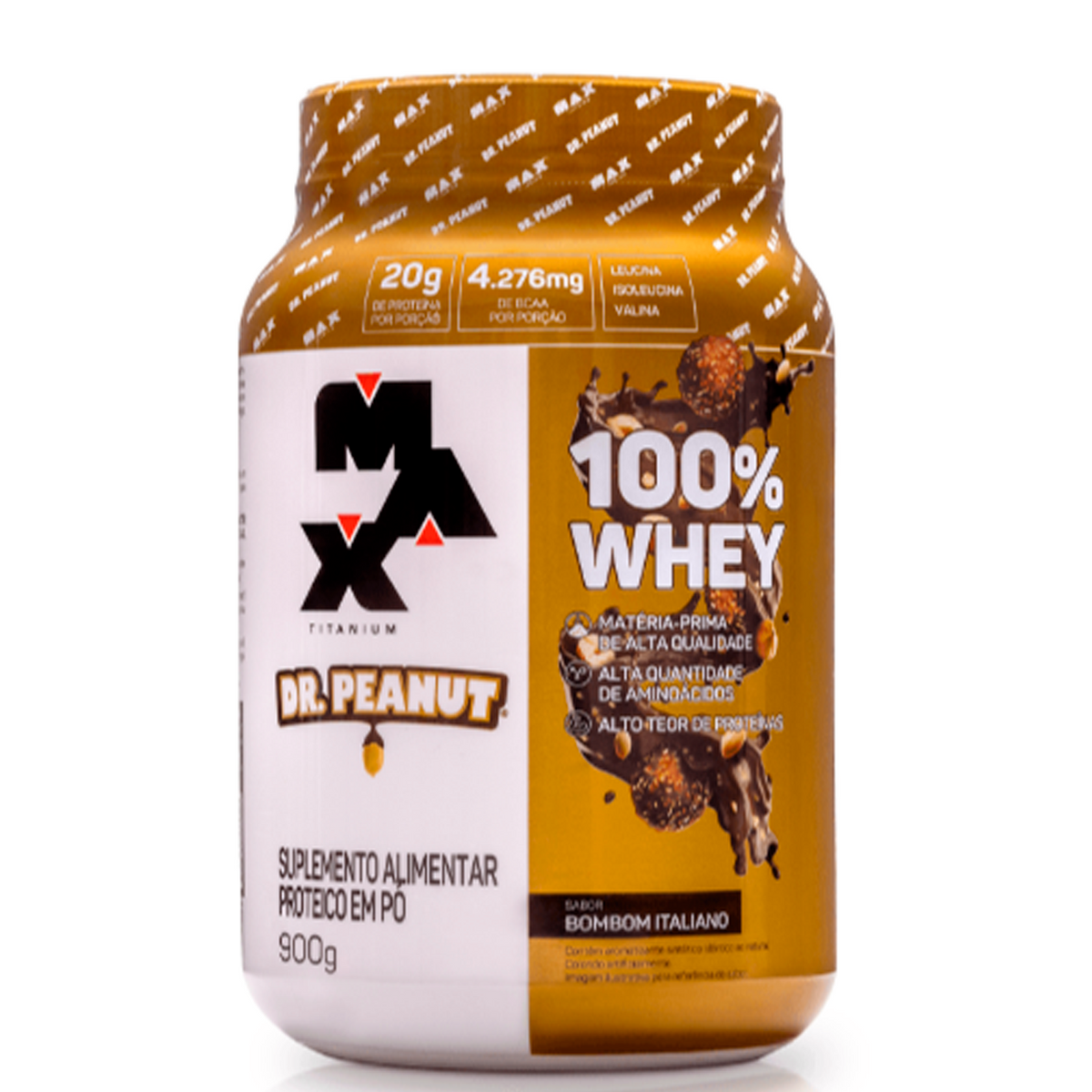 100% Whey Dr. Peanut - Max Titanium Avellana
