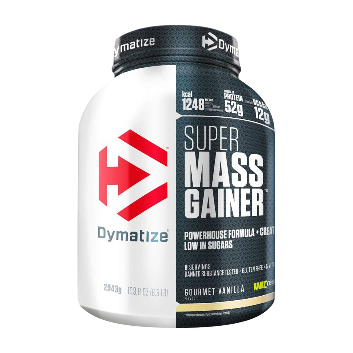Dymatize Super Mass Gainer 2943g frontal