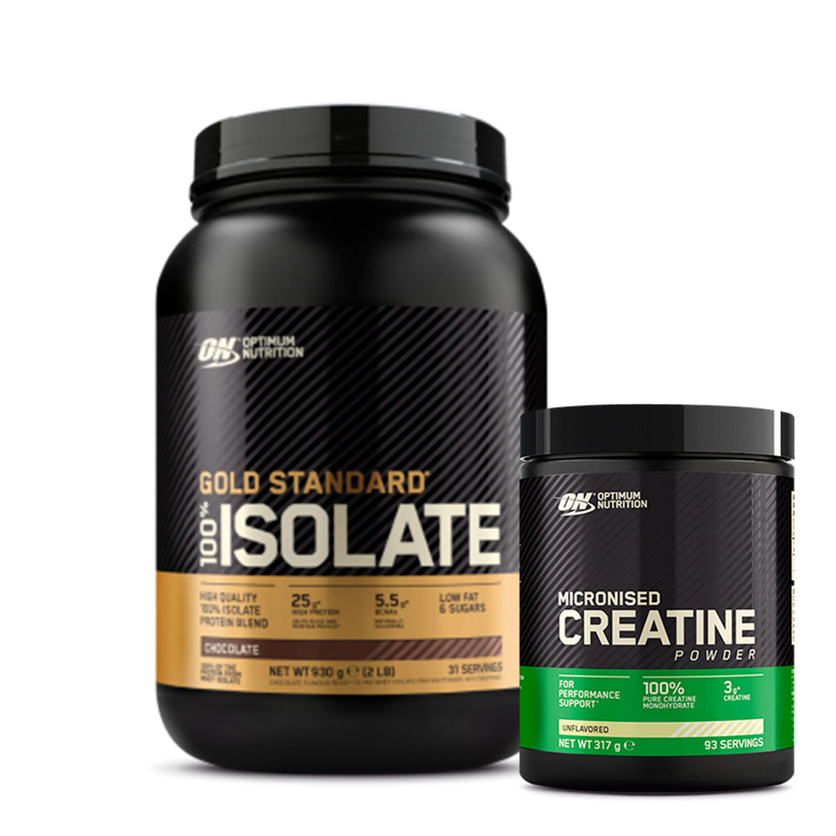 Pack - Gold Standard 100% Isolate 930 g + Micronized Creatine Powder 317 g
