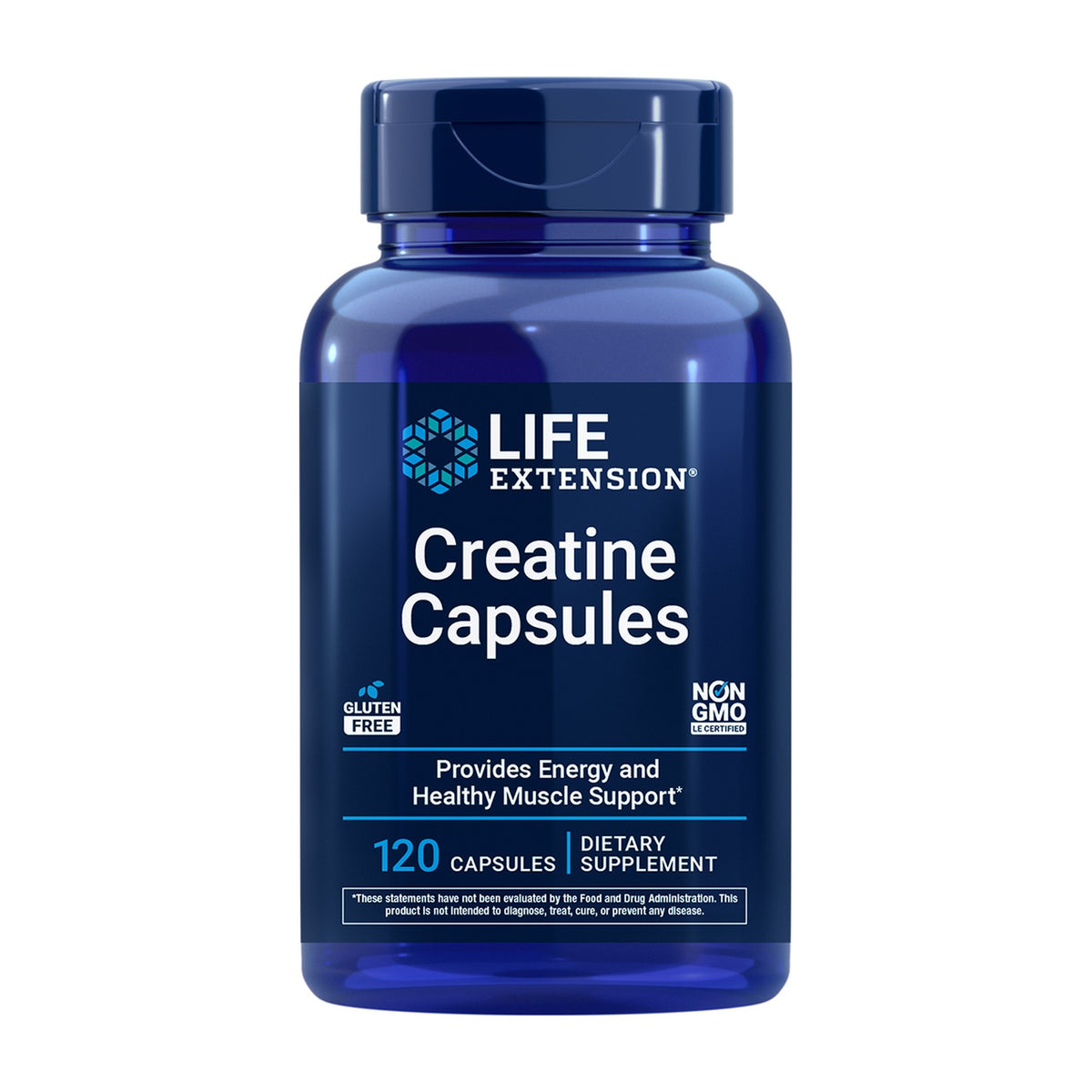 Life Extension Creatine Capsules 120 Cápsulas frontal