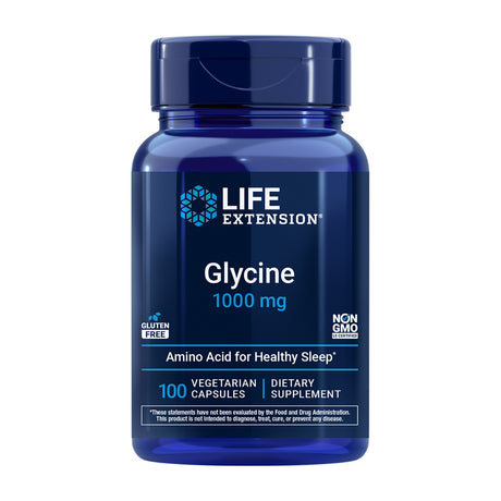 Life Extension Glycine 1000 mg 100 Cápsulas Vegetales frontal