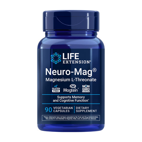 Life Extension Neuro-Mag Magnesium L-Threonate 90 Cápsulas Vegetales frontal