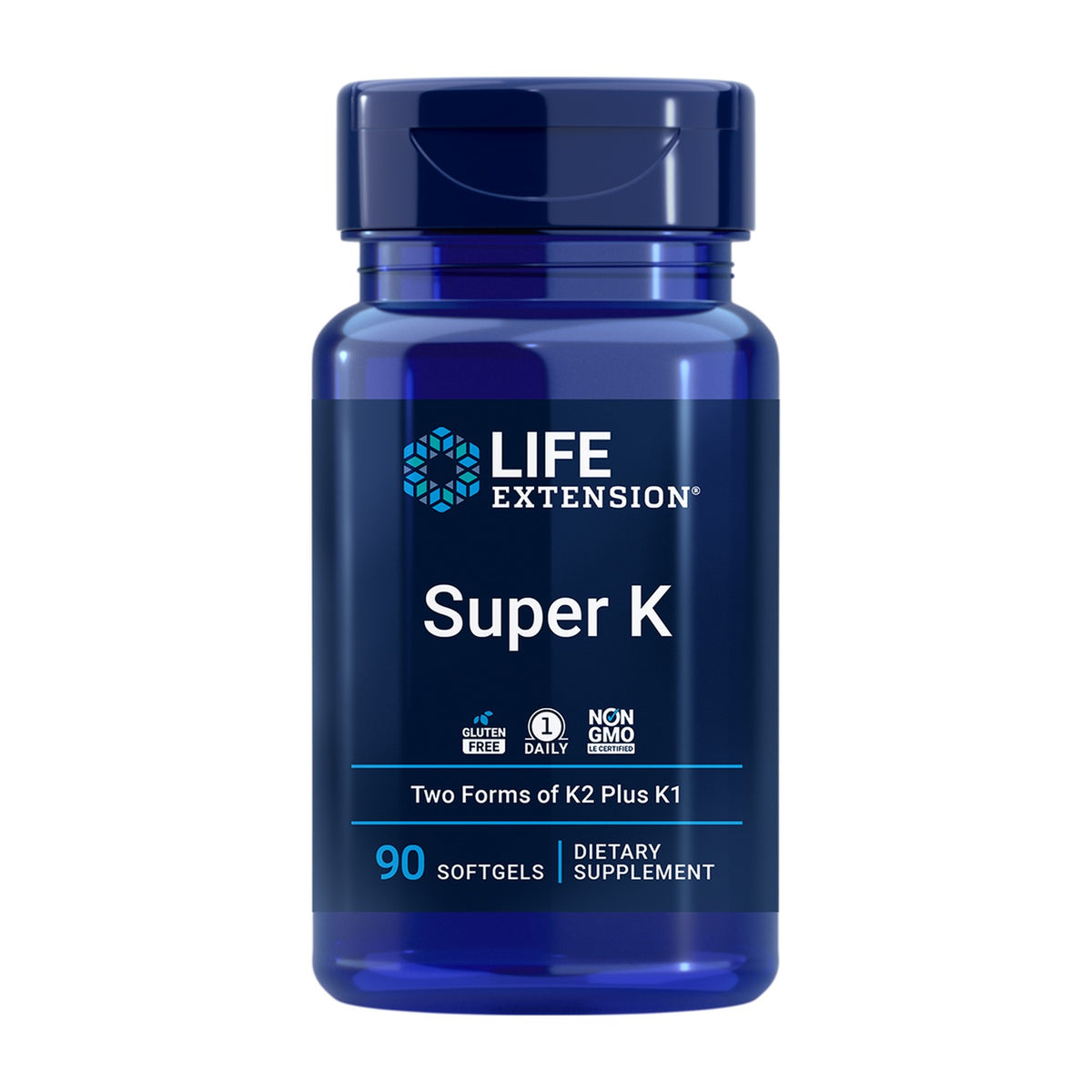 Life Extension Super K 90 Cápsulas Blandas frontal