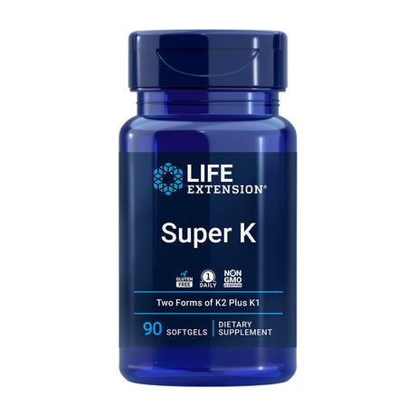 Life Extension Super K 90 Cápsulas Blandas frontal