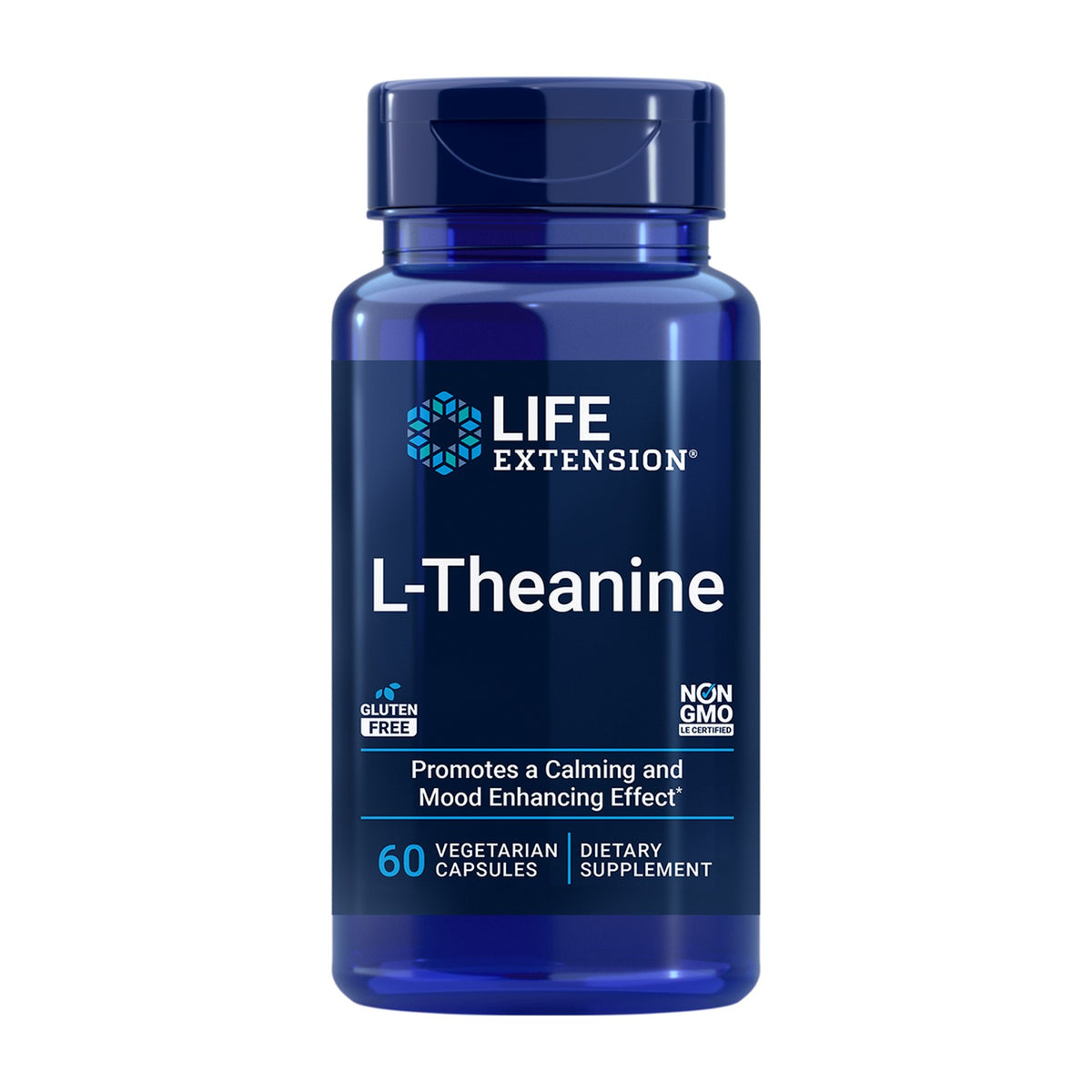 Life Extension L-Theanine 60 Cápsulas Vegetales frontal