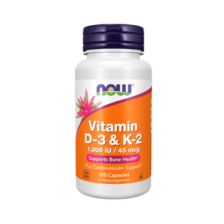 Vitamina D3 & K2 1.000 UI / 45 mcg - 120 Cápsulas