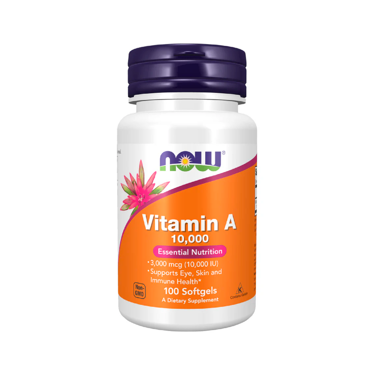 Vitamina A 10,000 - 100 Cápsulas blandas