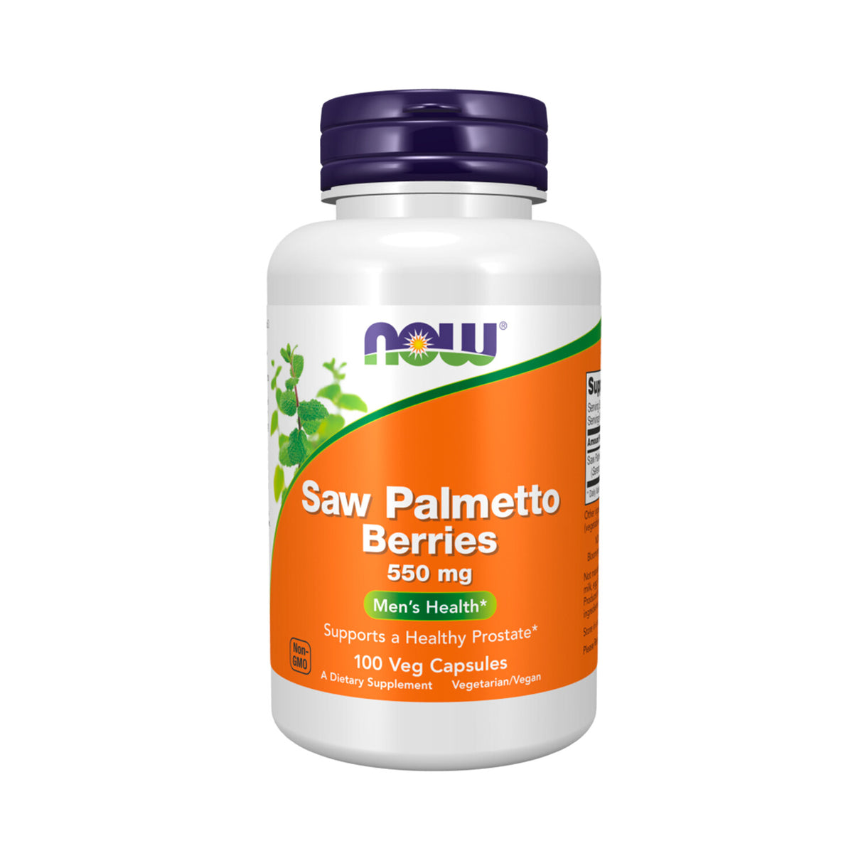 Saw Palmetto Berries 550mg 100 Veg. cápsulas
