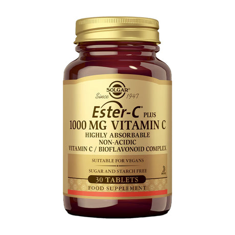 Solgar Ester-C Plus 1000 mg Vitamina C 30 Comprimidos frontal