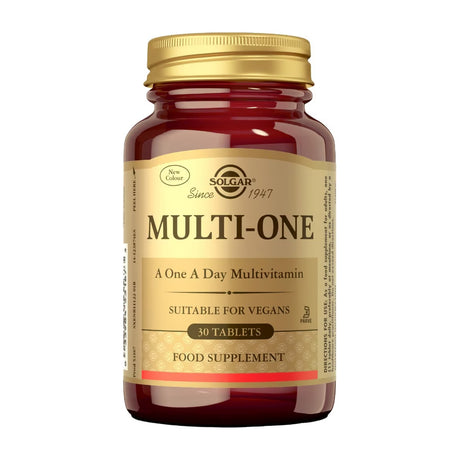 Solgar Multi-One Multivitaminas y Minerales 30 Comprimidos frontal
