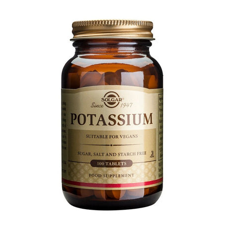 Solgar Potasio 99 mg 100 Comprimidos frontal