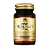 Solgar Picolinato de Zinc 22 mg 100 Comprimidos frontal